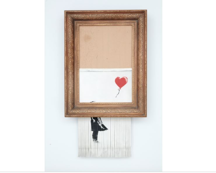 Sotheby's To Auction Banksy's Self-destructing Painting - Magzoid Magazine