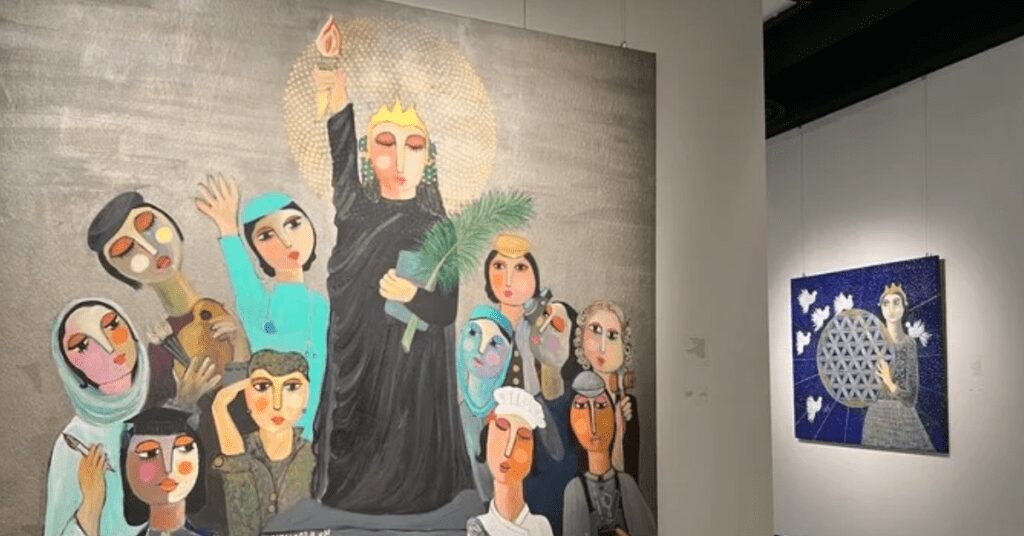 Through her paintings, Saudi artist demonstrates the resilience and strength of Saudi women