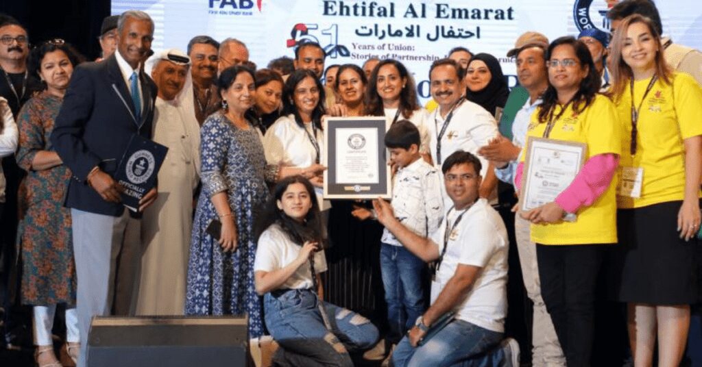 New Guinness World Record set by Artcrafts for 51st UAE National Day