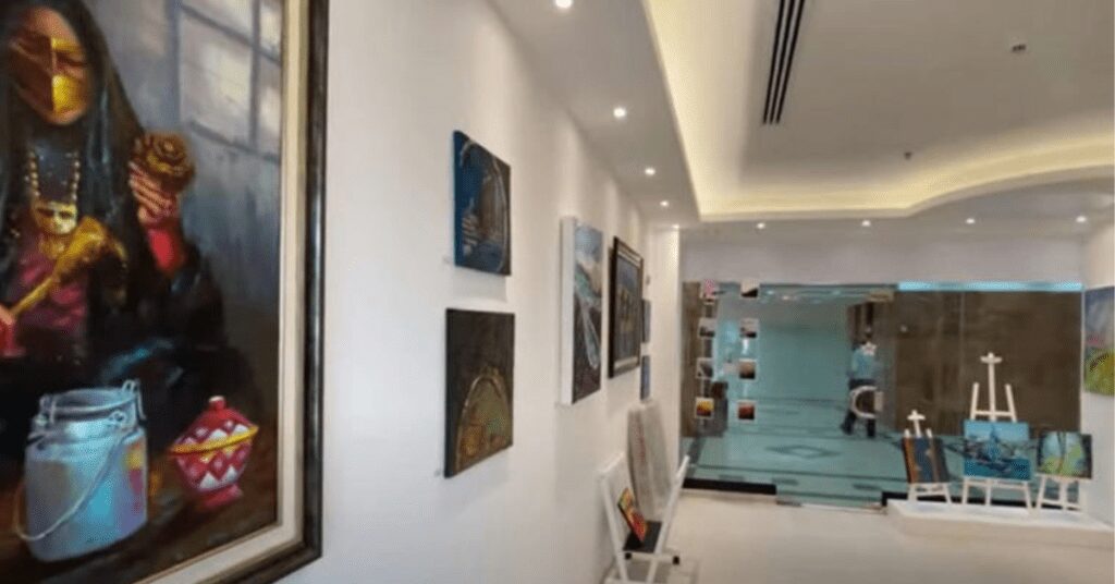 A gallery showcasing the creations of Emirati artists opened in Dubai