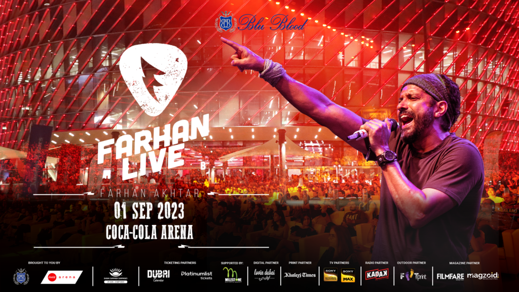 "Farhan Live" Farhan Akhtar's first live concert in an arena in Dubai