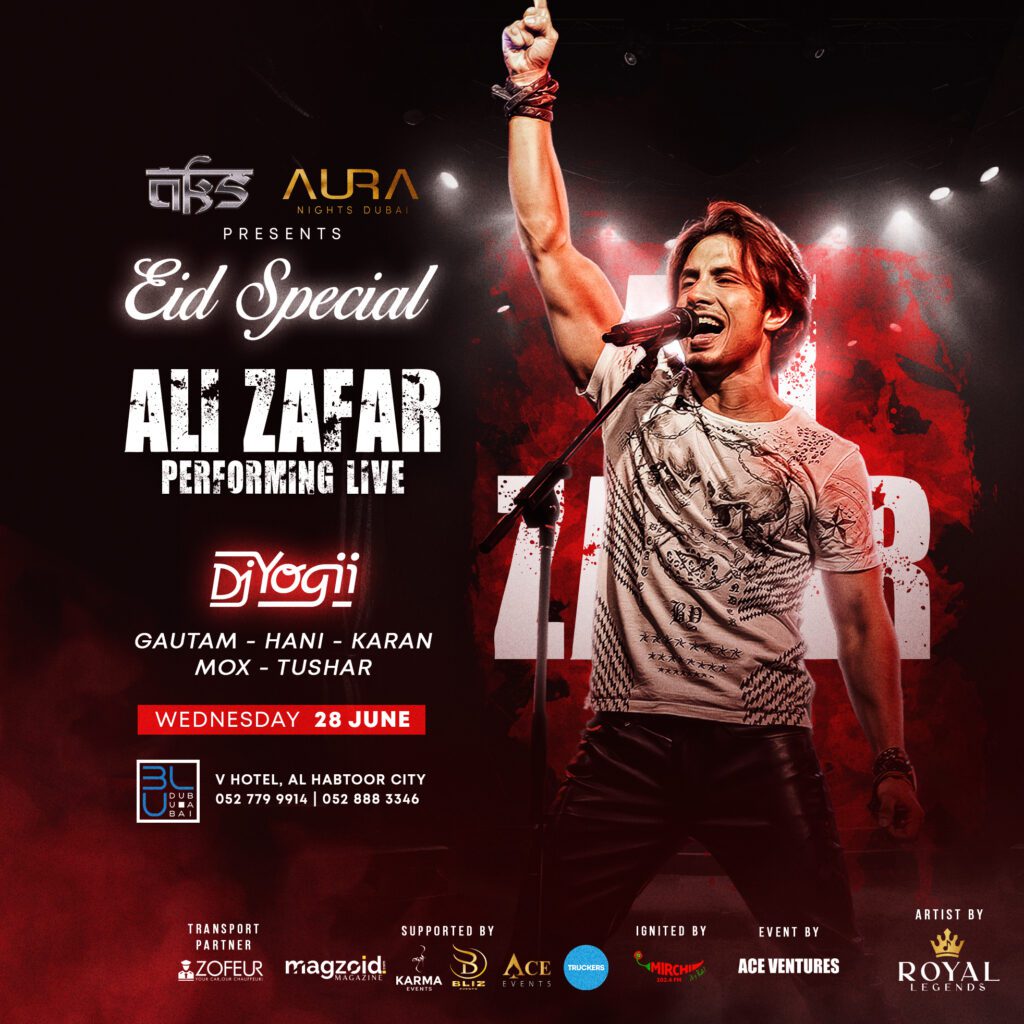 Ali Zafar Performing Live - Magzoid Magazine