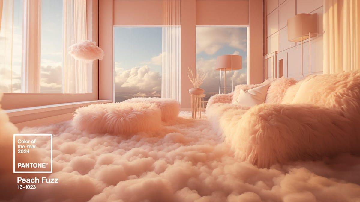 Pantone Unveils 'Peach Fuzz' as 2024 Color of the Year Embracing