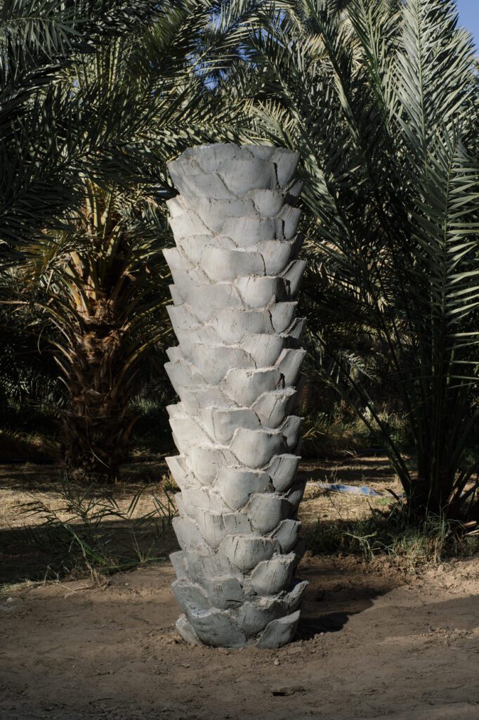 Modern art installation at AlUla Visual Art Residency Exhibition
