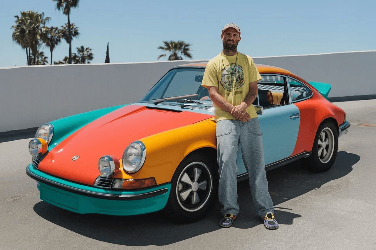 Sean Wotherspoon Reveals Colourful Porsche 911 RS - Magzoid Magazine